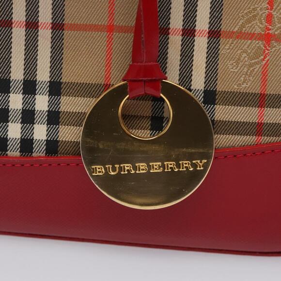 Burberry Nova Check Hand Bag Canvas Beige - Picture 10 of 16